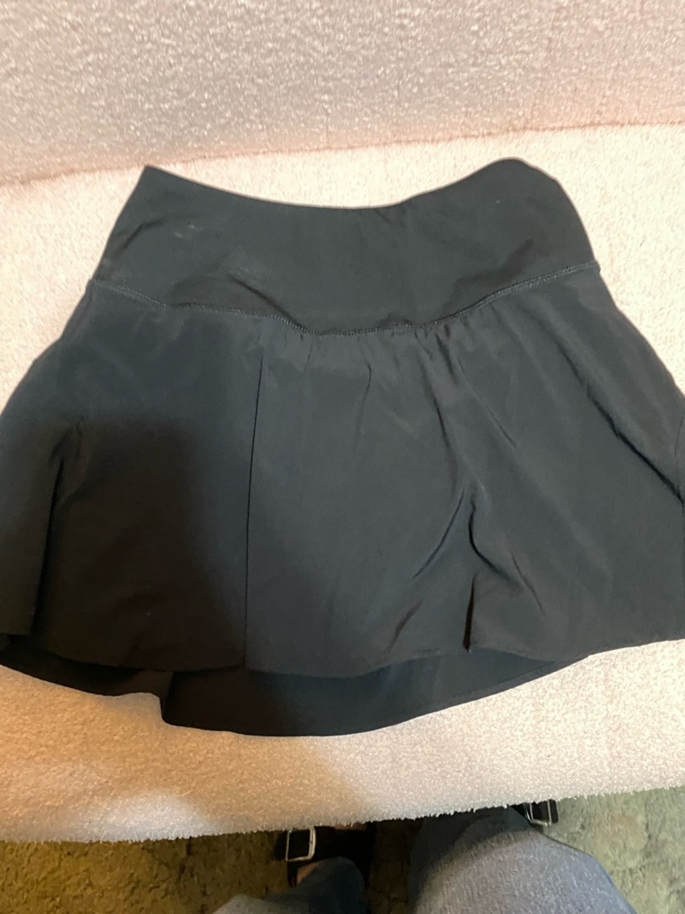 Avia Black Active Skort with Logo